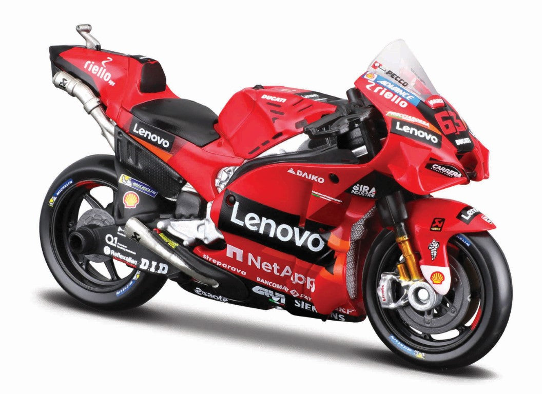 10-36391  Bburago Maisto - GP Racing - Ducati Lenovo Team 2022 - Bagnaia #63