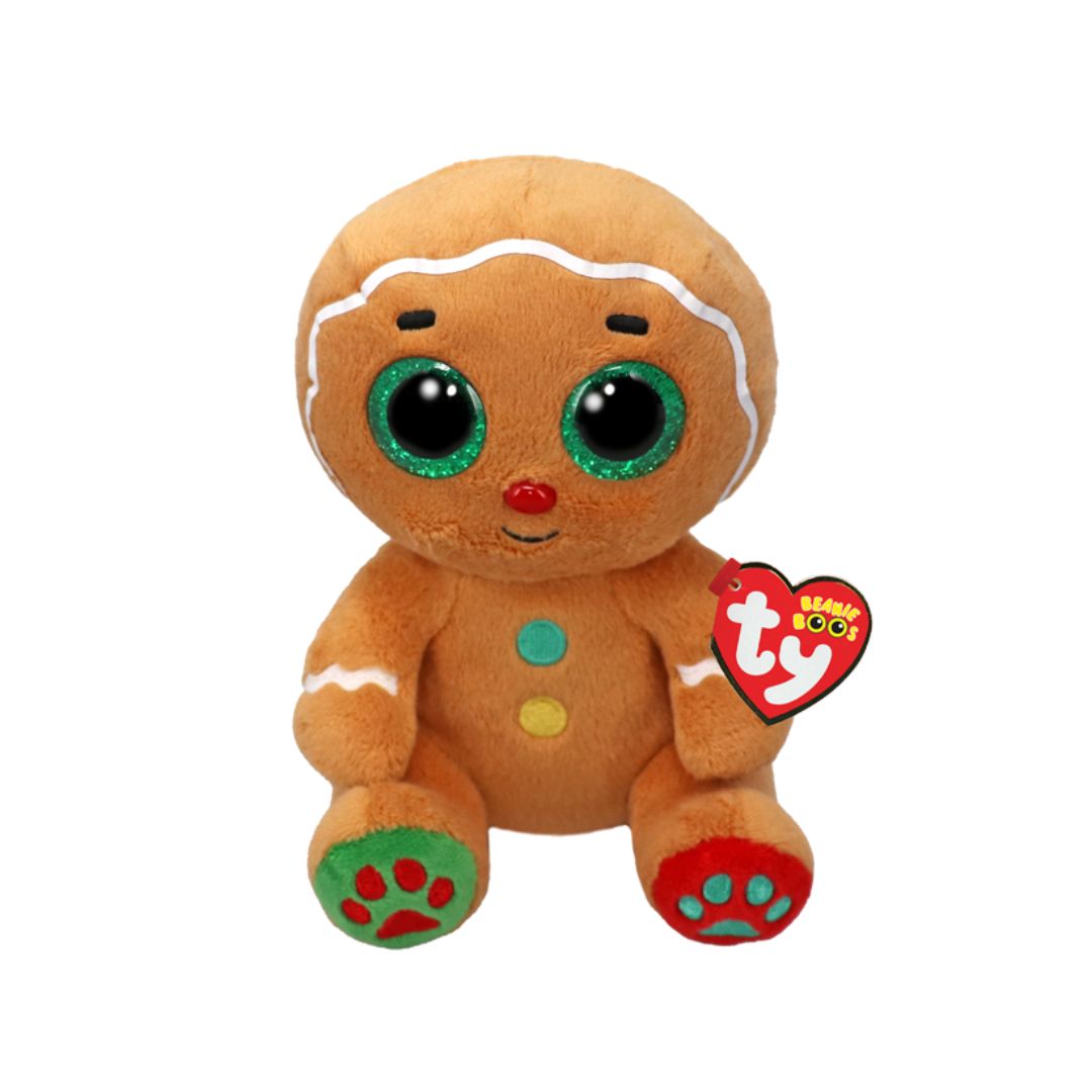 T37316 Ty - Beanie Boos - Peluche omino di pan di zenzero - Nutmeg