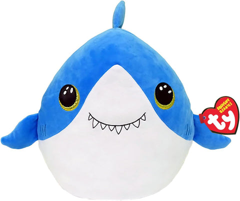 T39268 Ty - Squish-a-Boos - Cuscino peluche - Finsley - Squalo