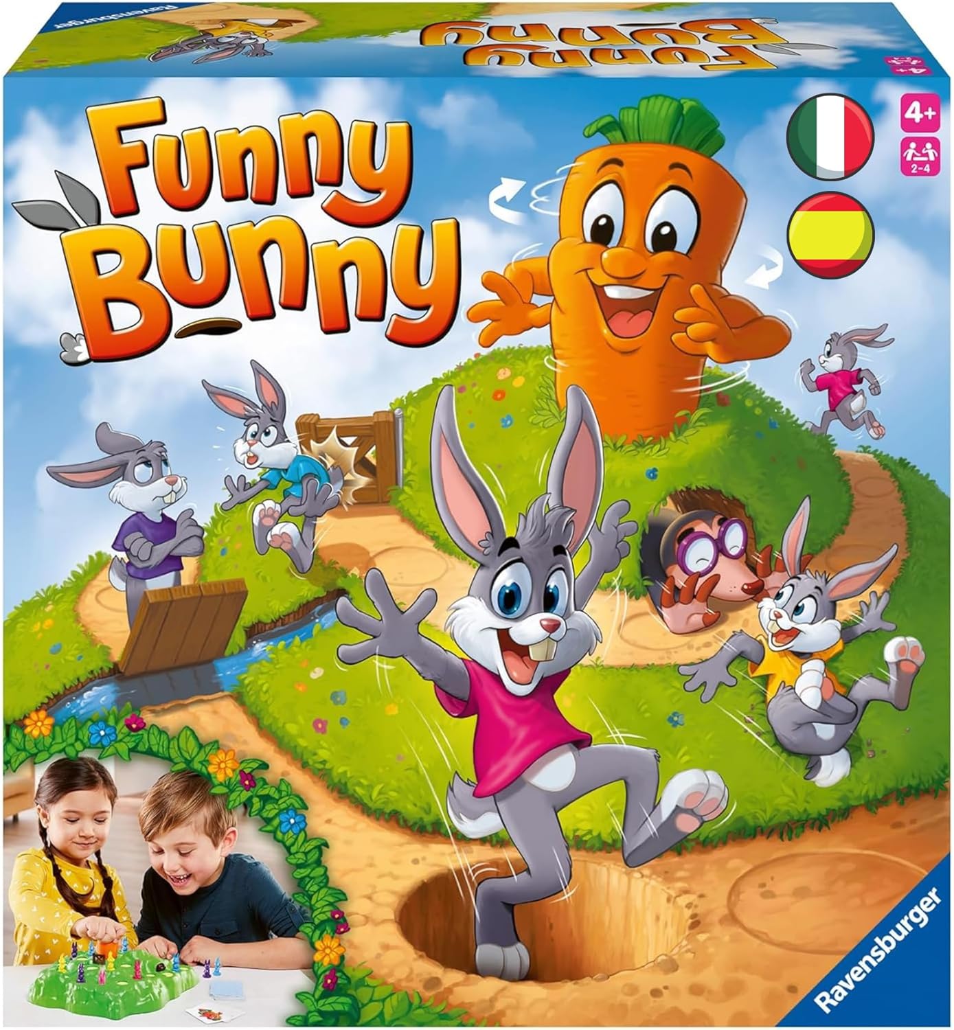 20949 Ravensburger Funny Bunny Gioco da Tavolo per Bambini