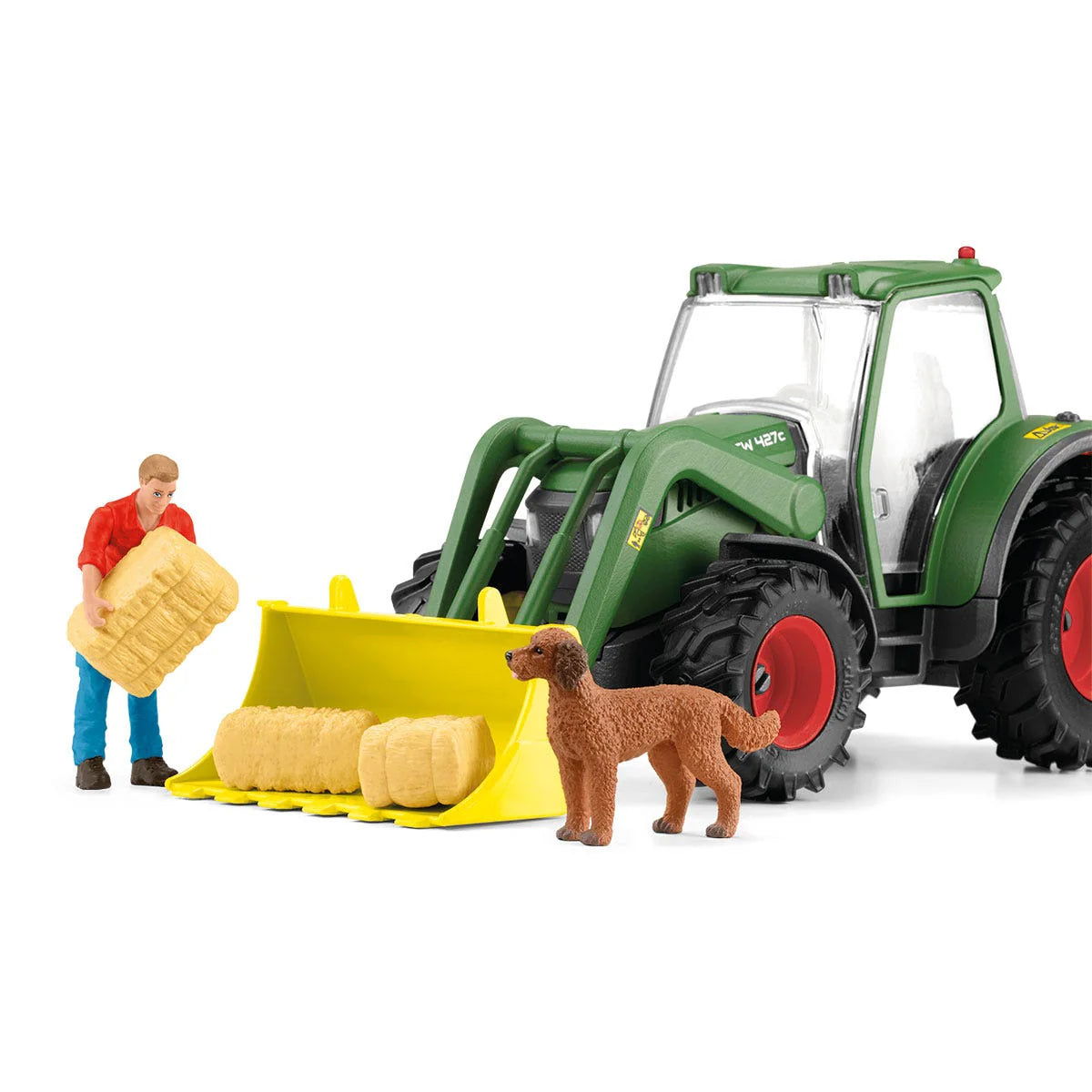 42608 Schleich Farm World - Trattore con rimorchio