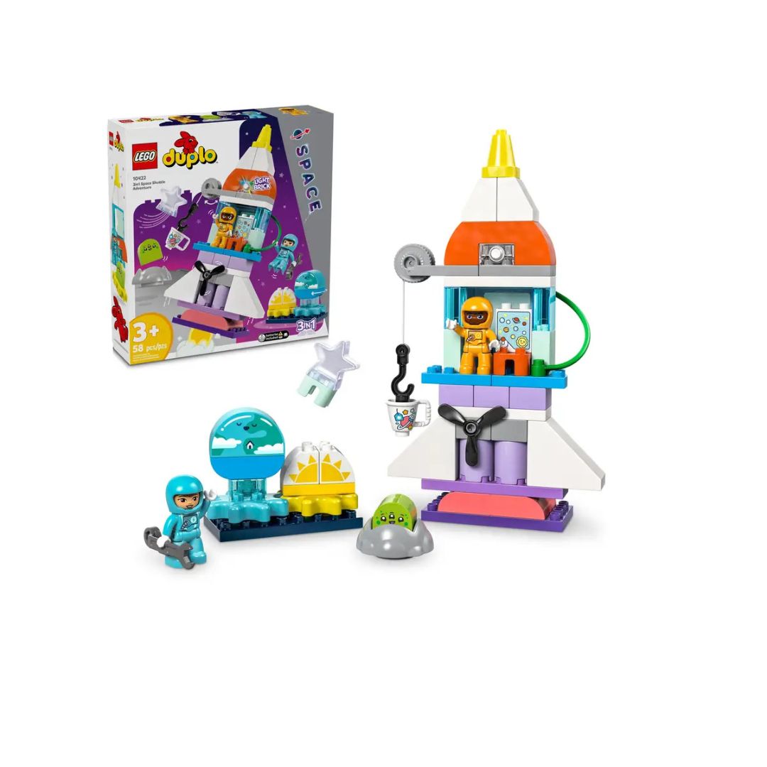 10422 LEGO Duplo - Avventura dello Space Shuttle 3 in 1