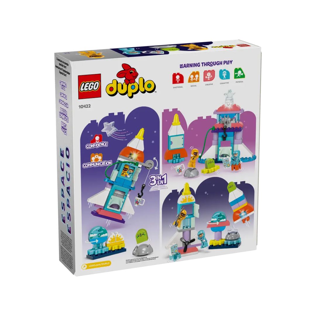 10422 LEGO Duplo - Avventura dello Space Shuttle 3 in 1
