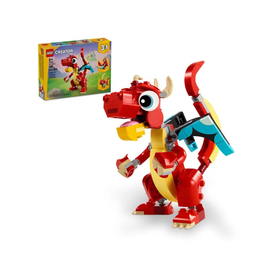 31145 LEGO Creator 3-in-1 - Drago rosso