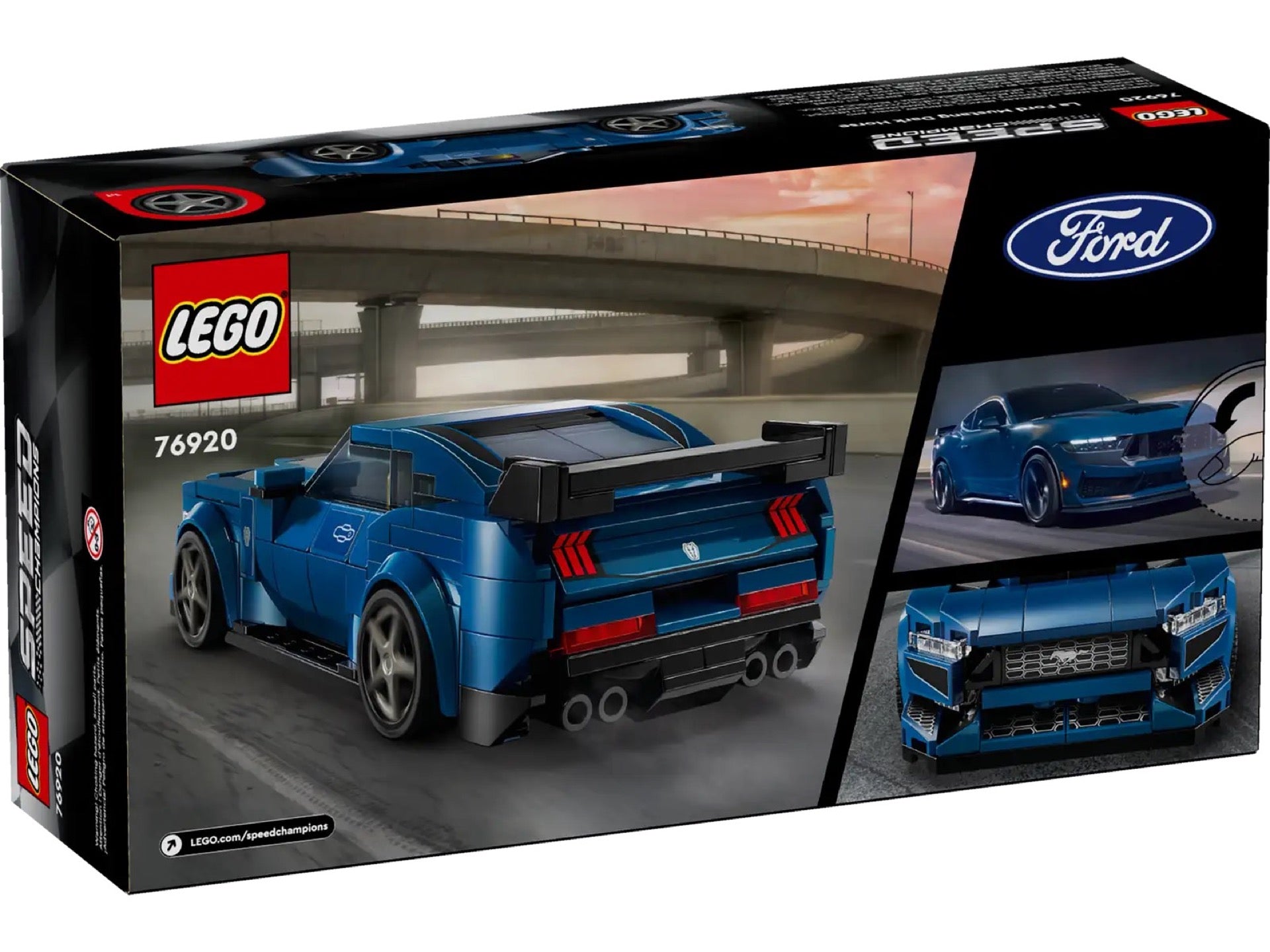 76920 LEGO Speed Champions Auto sportiva Ford Mustang Dark Horse