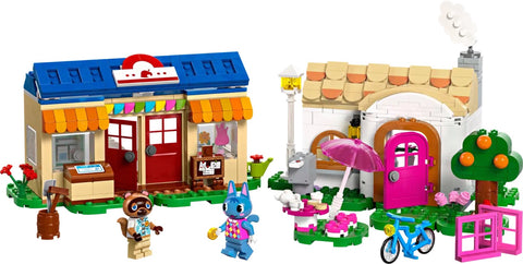77050 LEGO Animal Crossing La boutique de Nook et la maison de Grinfia