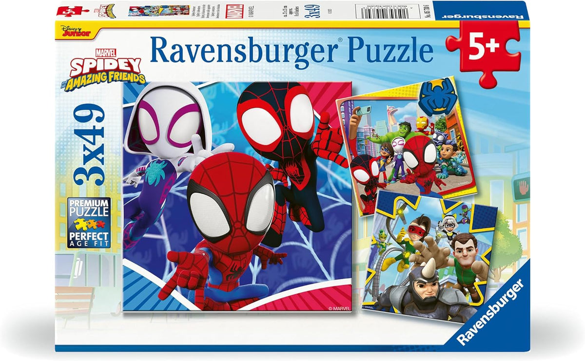 5730 Ravensburger Puzzle 3x49 pz Spidey