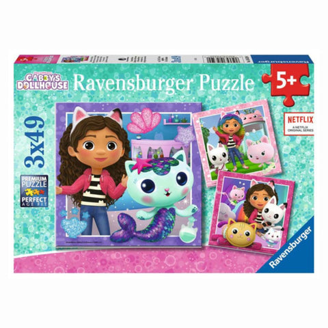 5659 Ravensburger - Gabby's Dollhouse - Puzzle 3x49 pezzi