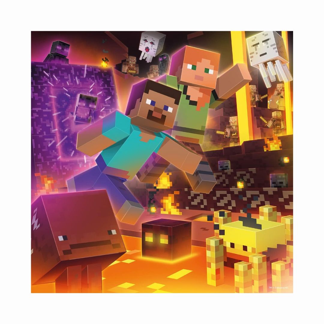 5621 Ravensburger - Minecraft - Puzzle 3in1