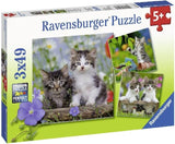 8046 Ravensburger - Gattini - Puzzle 3x49 pezzi