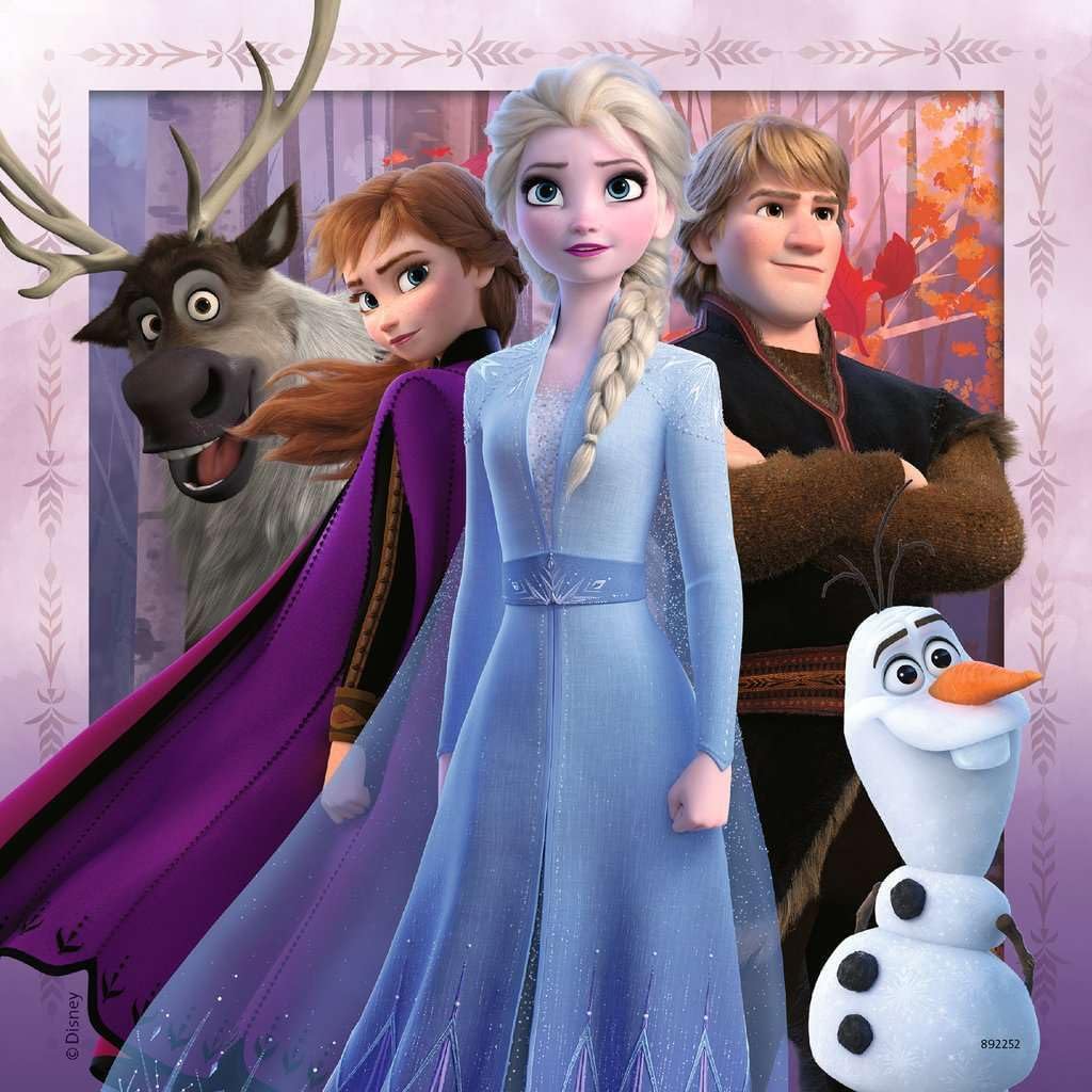 5011 Ravensburger - Frozen 2 - Puzzle 3x49 pezzi