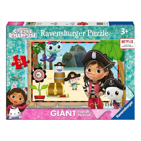 3179 Ravensburger - Gabby's Dollhouse - Puzzle Géant de Sol - 24 pièces