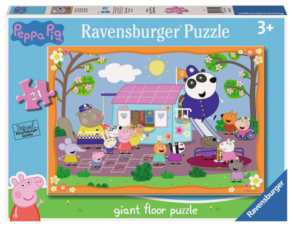3141 Ravensburger Puzzle 24 giant Pavimento Peppa Pig Club House