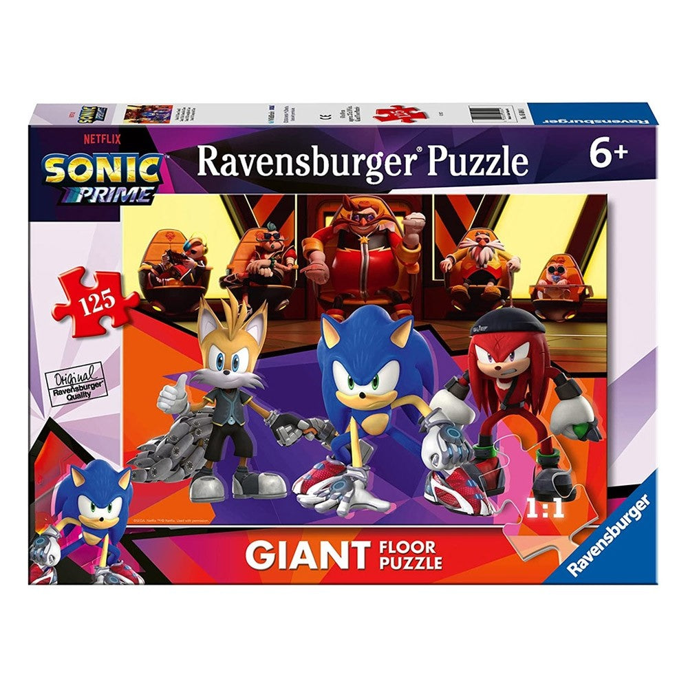 5694 Ravensburger - Sonic Prime - Puzzle Giant Floor - 125 pezzi