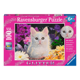 13358 Ravensburger Puzzle - Gattino glitter - Puzzle XXL (100 pz)