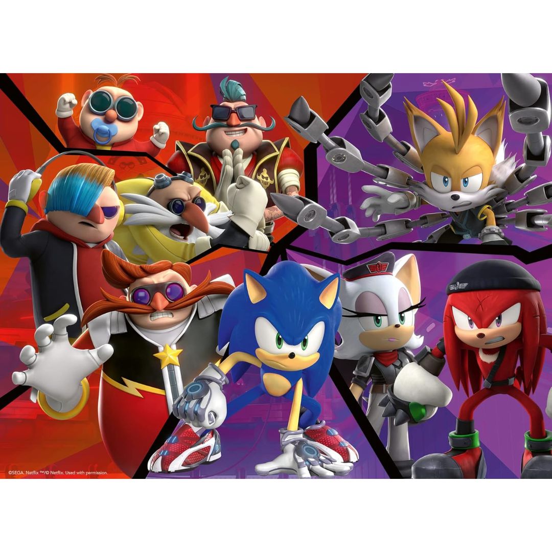13383 Ravensburger - Sonic Prime - Puzzle XXL - 100 pezzi