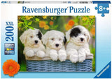 12765 Ravensburger Puzzle 200 pz. XXL Trio di cuccioli