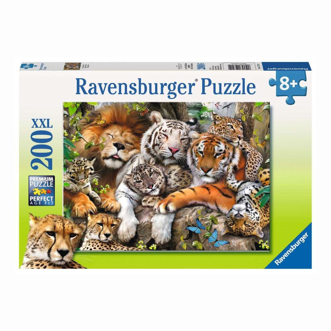 12721 Ravensburger - Grandi felini - Puzzle XXL - 200 pezzi