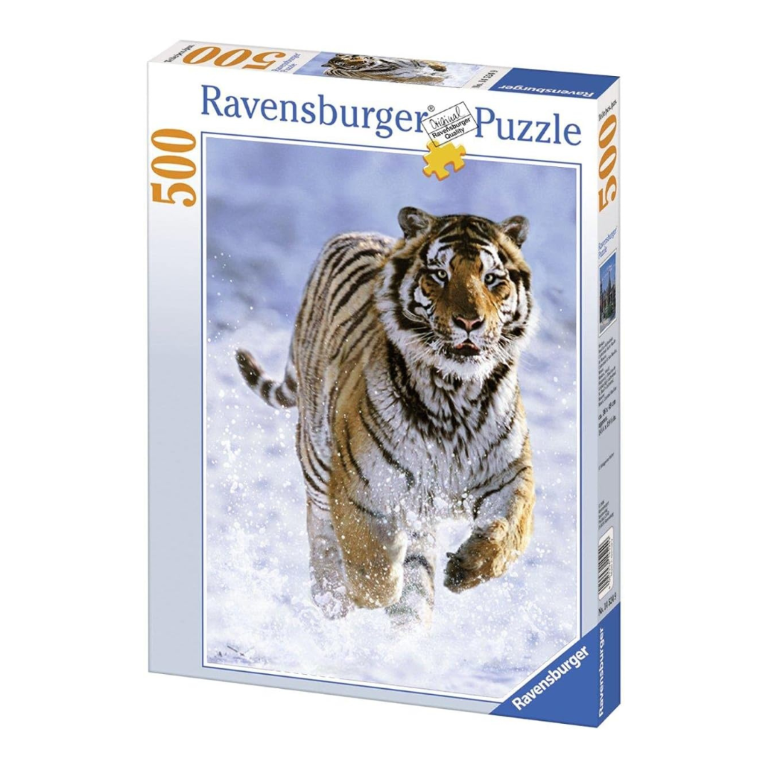 14475 Ravensburger Puzzle - Tigre sulla neve (500 pz)