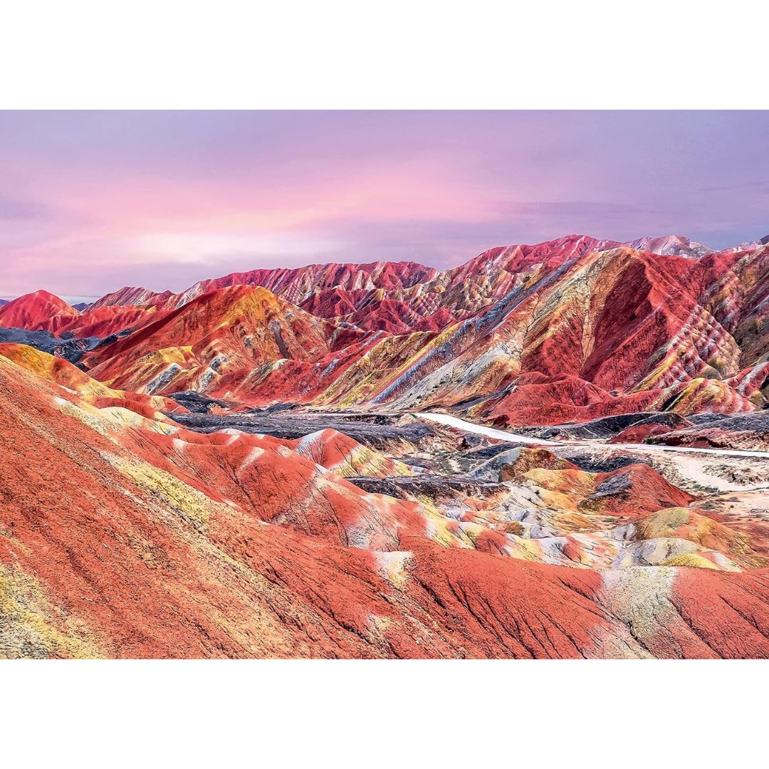 17314 Ravensburger - Montagne Arcobaleno, Cina - Puzzle 1000 pezzi