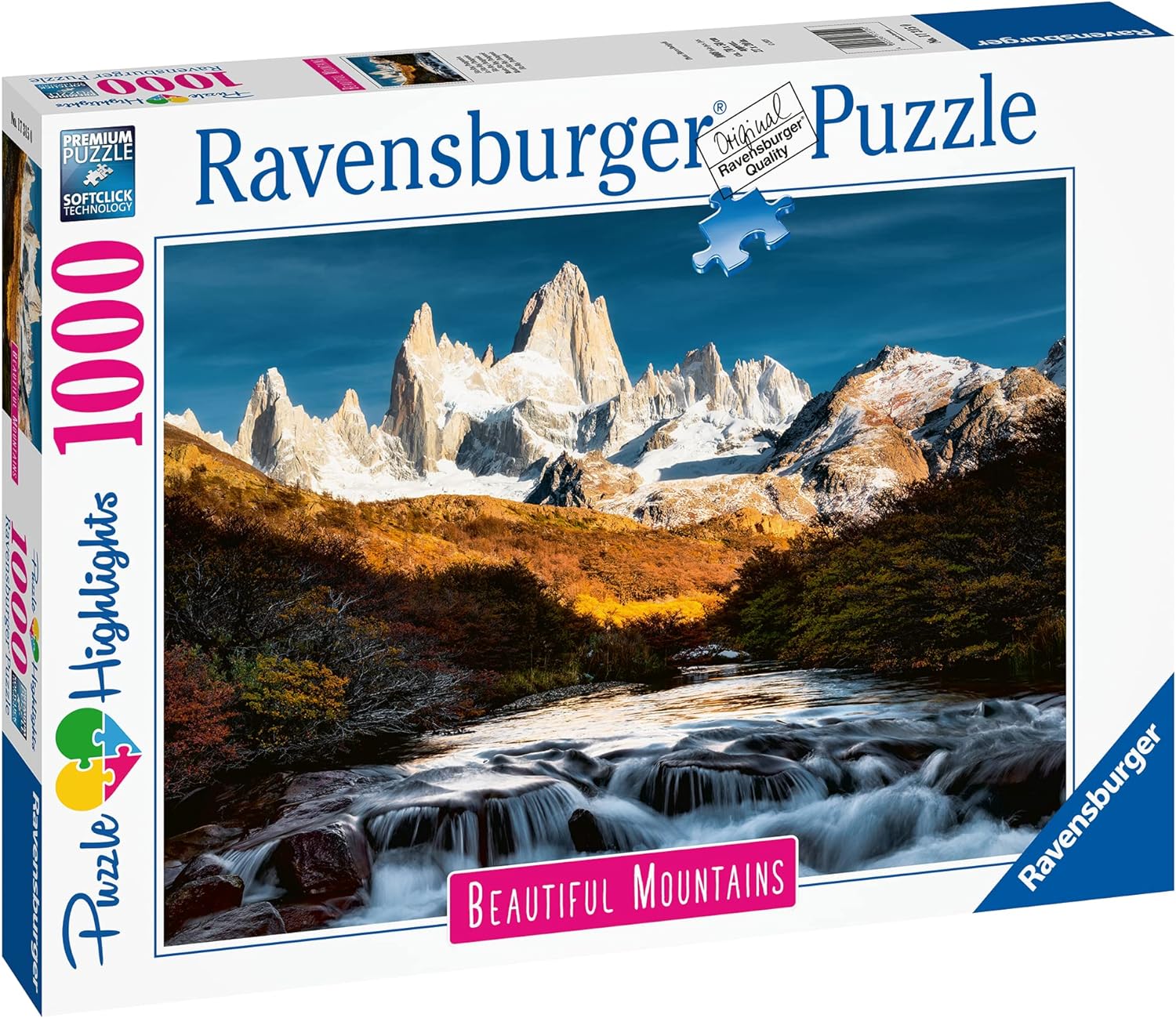 17315 Ravensburger PUZZLE ADULTI 1000 pz Highlights Fitz Roy, Patagonia
