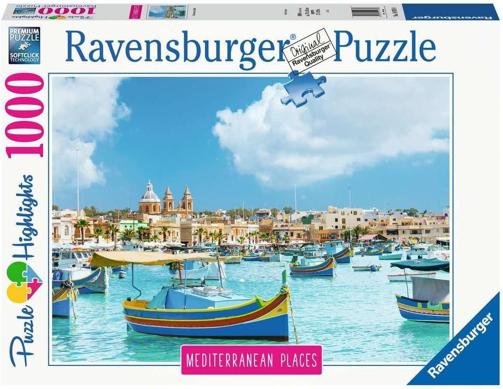 14978 Ravensburger PUZZLE ADULTI 1000 pz Highlights Mediterranean Malta
