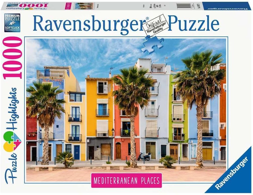 14977 Ravensburger PUZZLE ADULTI 1000 pz Highlights Mediterranean Spain