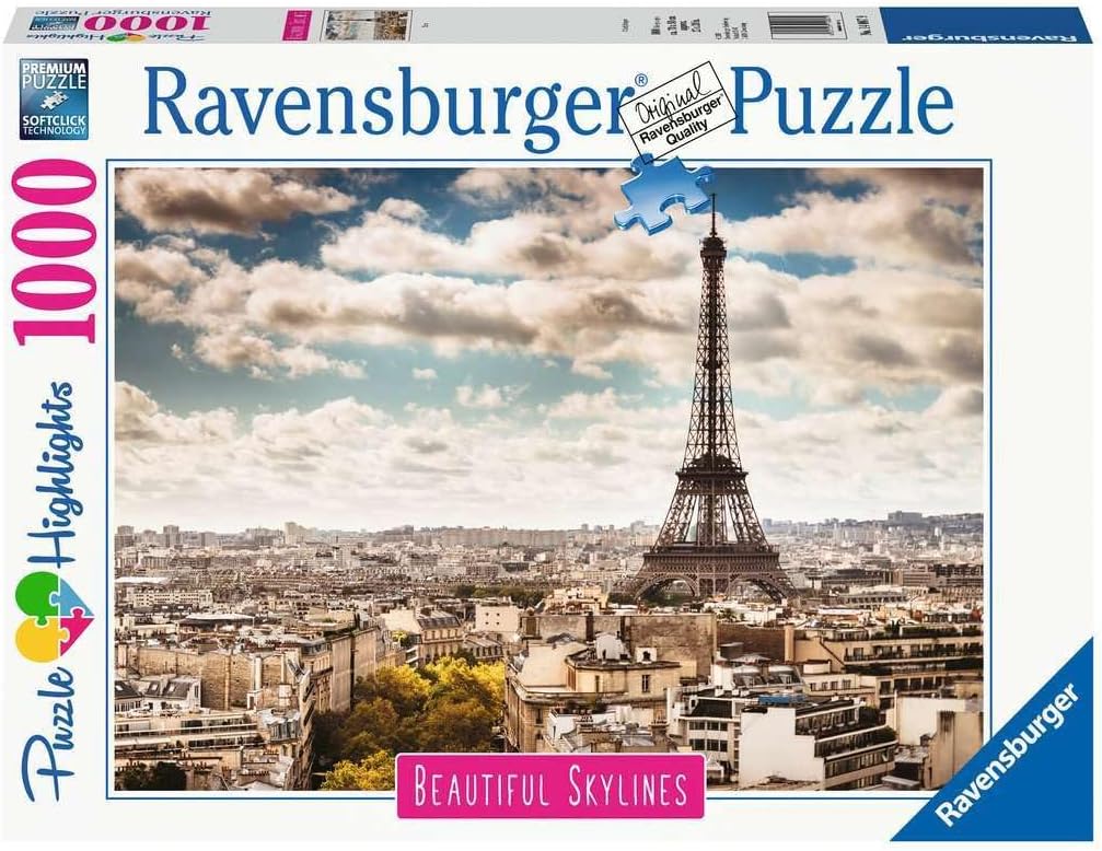 14087 Ravensburger PUZZLE ADULTI 1000 pz Highlights Paris