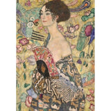 01132 Ravensburger Art Collection - Dama col ventaglio, Klimt - Puzzle 1000 pz