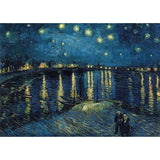 1200064 Ravensburger - Notte stellata sul Rodano, Van Gogh - Puzzle 1000 pezzi