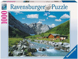 19216 Ravensburger PUZZLE ADULTI 1000 pz Foto Monti Karwendel, Austria