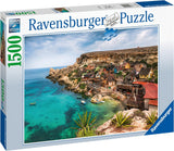 17436 Ravensburger PUZZLE ADULTI 1500 pz Panorama Popeye village, Malta