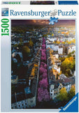 17104 Ravensburger PUZZLE ADULTI 1500 pz Panorama Bonn in fiore