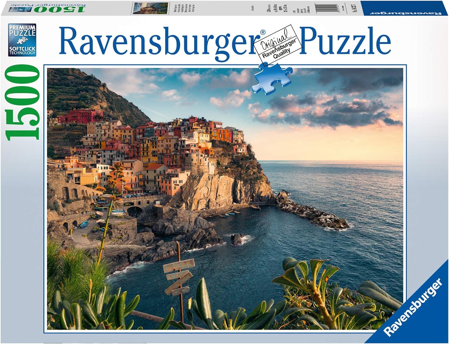 16227 Ravensburger PUZZLE ADULTI 1500 pz Panorama Vista delle Cinque Terre