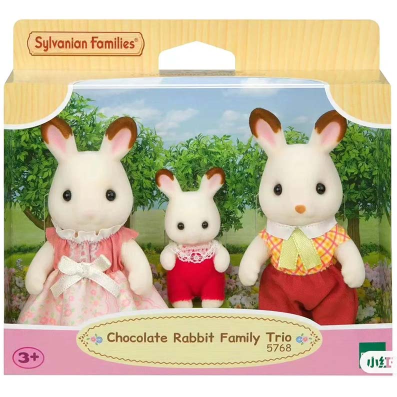 * 5768 Sylvanian Families - Trio Famiglia Coniglio Cioccolato