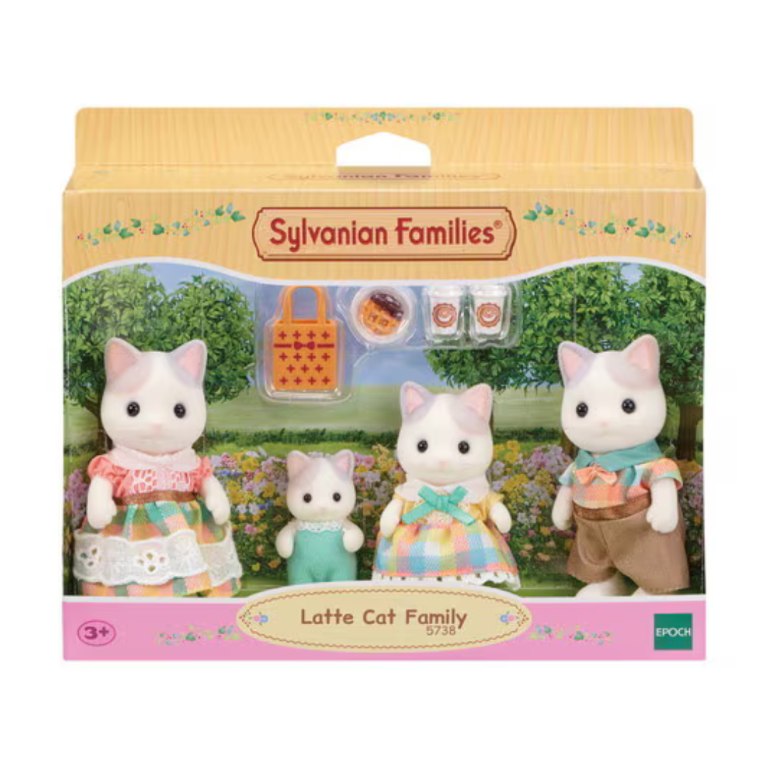 5738 Sylvanian Families Famiglia Gatto Latte