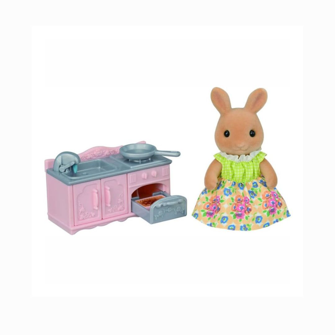 *5776 Sylvanian Families - Set da cucina di mamma Coniglio Sole