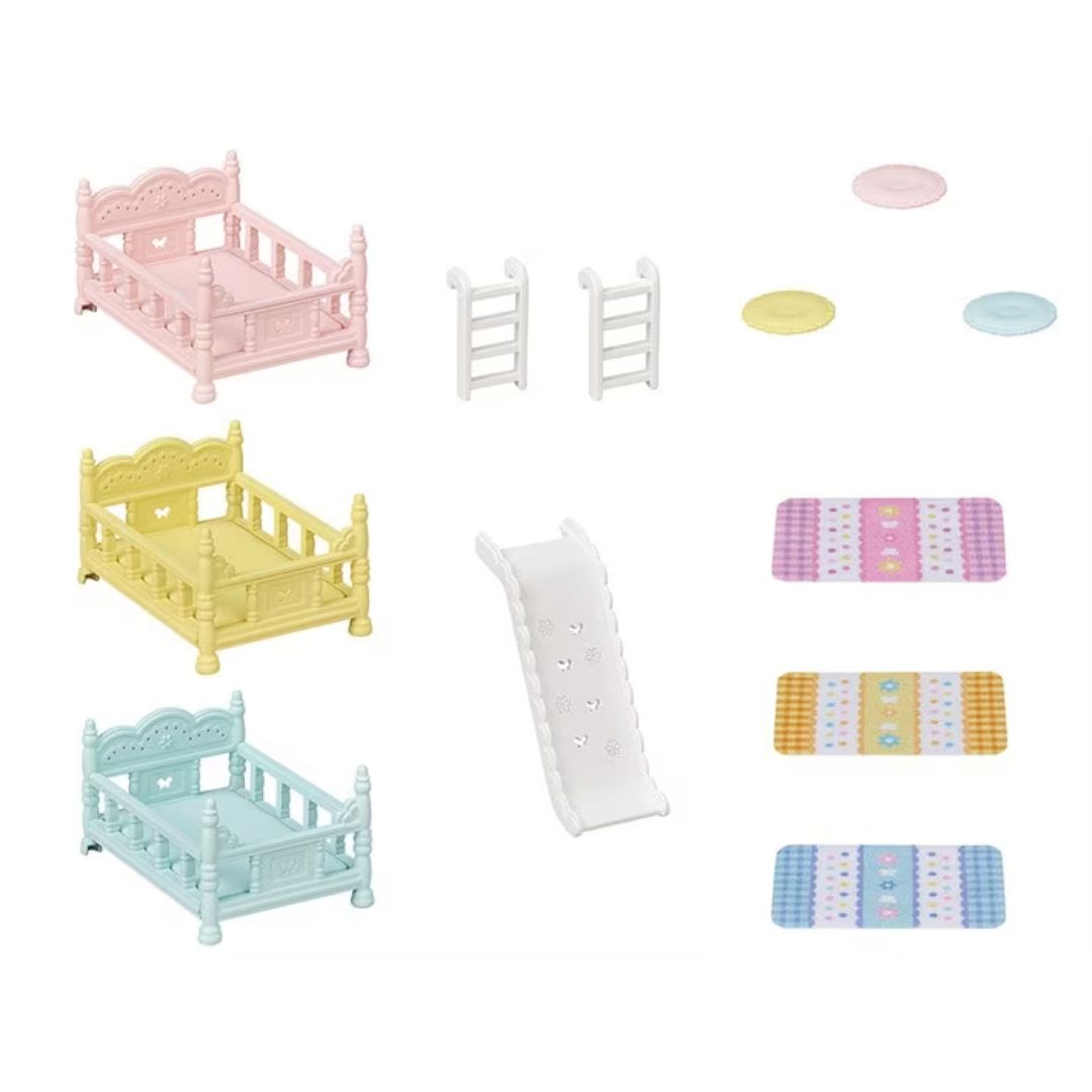 5741 Sylvanian Families Letto a Castello triplo colorato