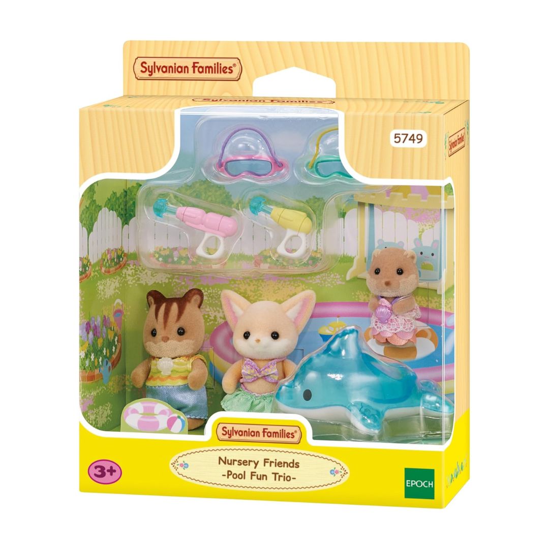 5749 Sylvanian Families - Amici dell'Asilo - Trio in piscina