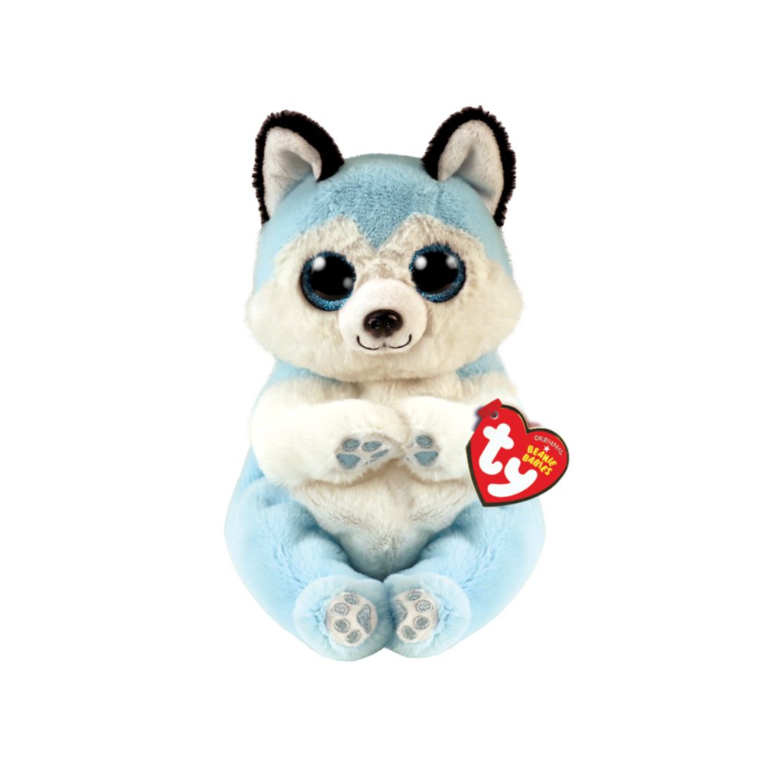T40540 Ty - Special Beanie Babies - Peluche Cane Husky - Thunder - 20 cm