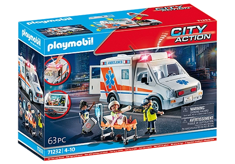 71232 Playmobil City Life - Ambulanza con luci e suoni