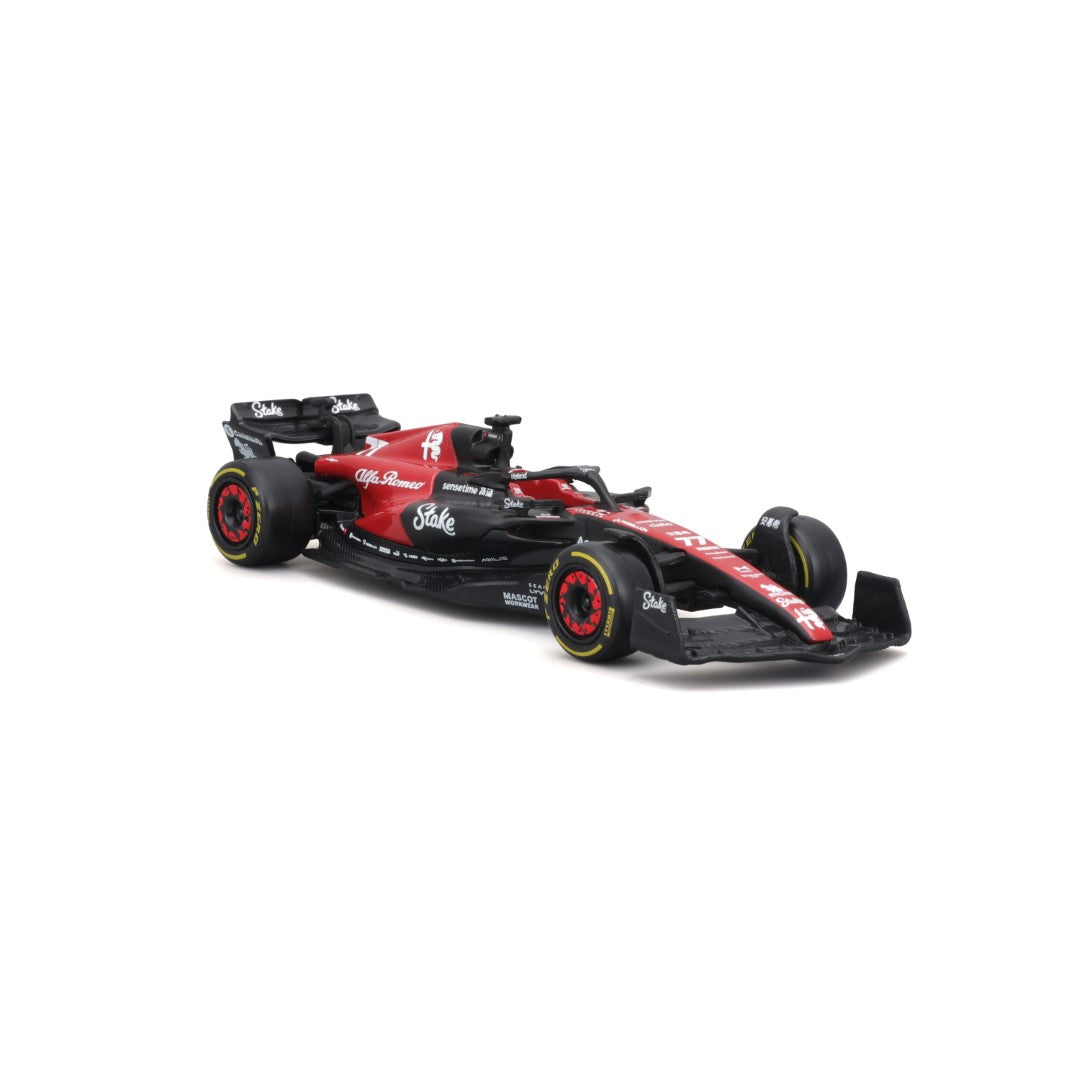 18-38085 Bburago Race - Alfa Romeo C43 (2023) - #77 Bottas - 1:43