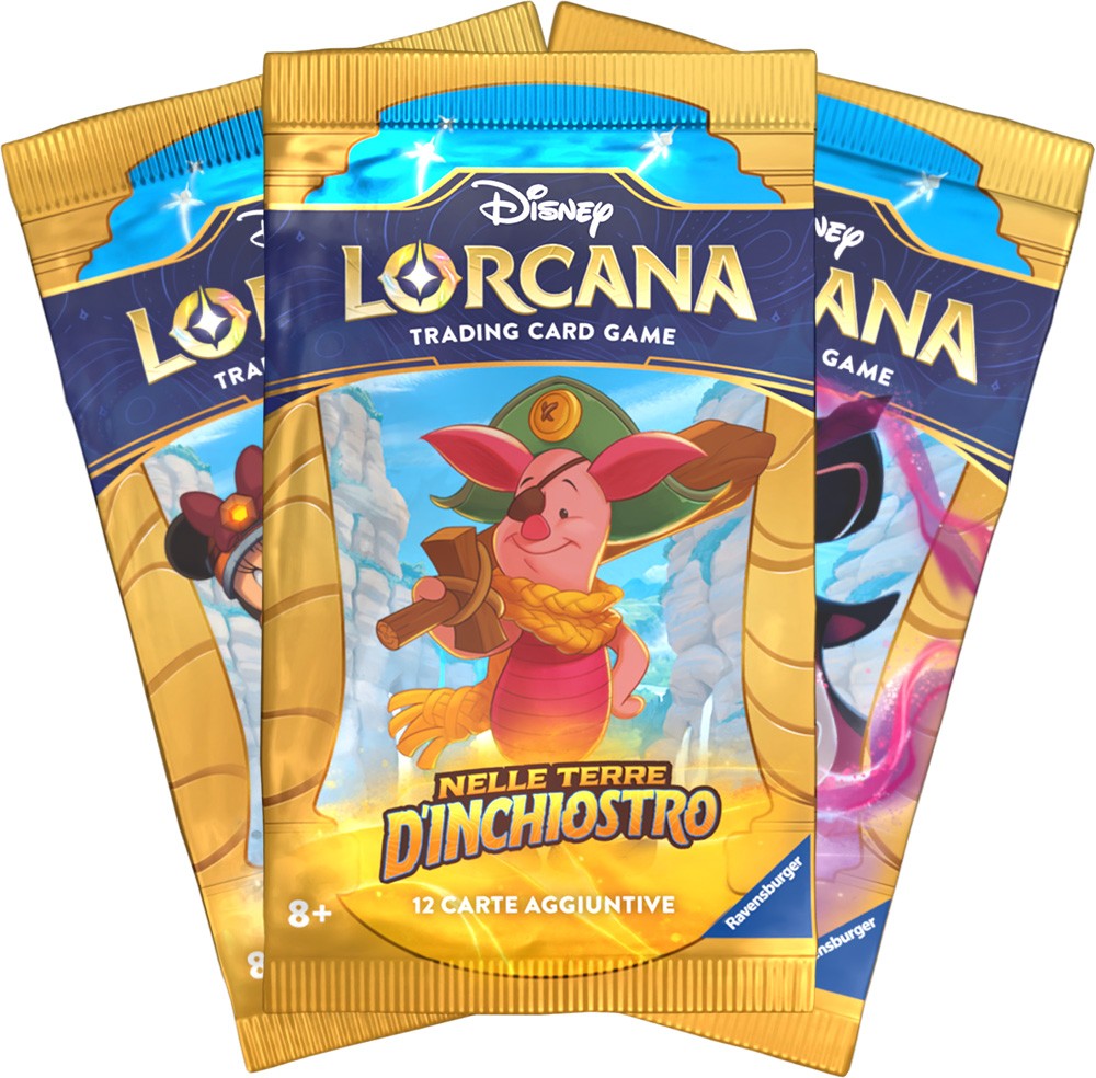 110982896 Ravensburger - carte da gioco LORCANA - Nelle terre d'inchiostro
