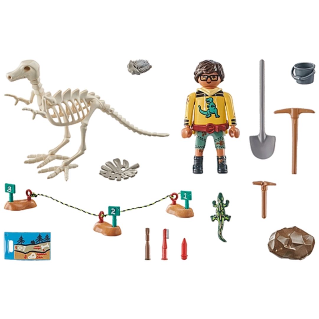 71527 Playmobil Dinos - Fossili di dinosauro