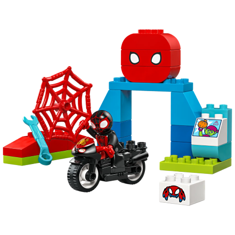 10424 LEGO Duplo L'avventura in moto di Spin, Costruzioni Lego
