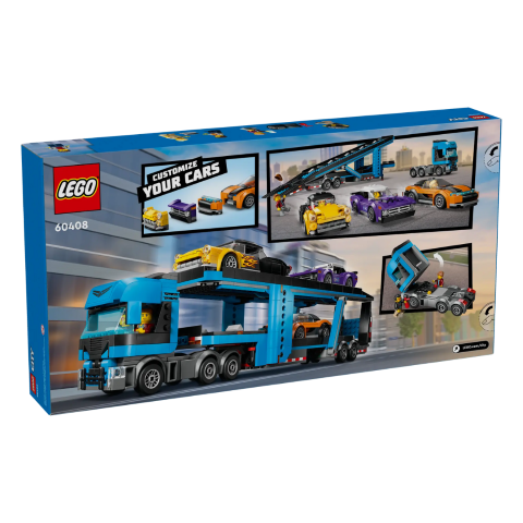 60408 LEGO City - Camion trasportatore con auto sportive