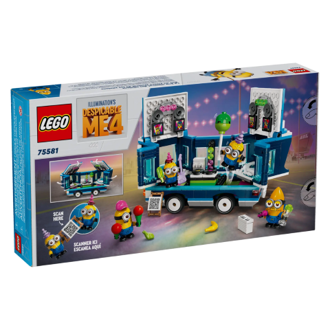 75581 LEGO Cattivissimo me 4 - Il Party Bus musicale dei Minions