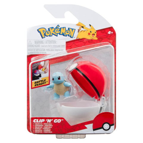 PK160506 Rei Toys - Pokémon Clip 'n' Go - Squirtle + Poké Ball