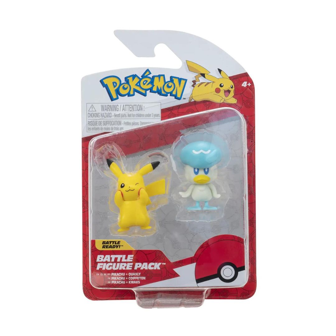 PK010502 Rei Toys - Pokémon Battle Figure Pack - Pikachu & Quaxly