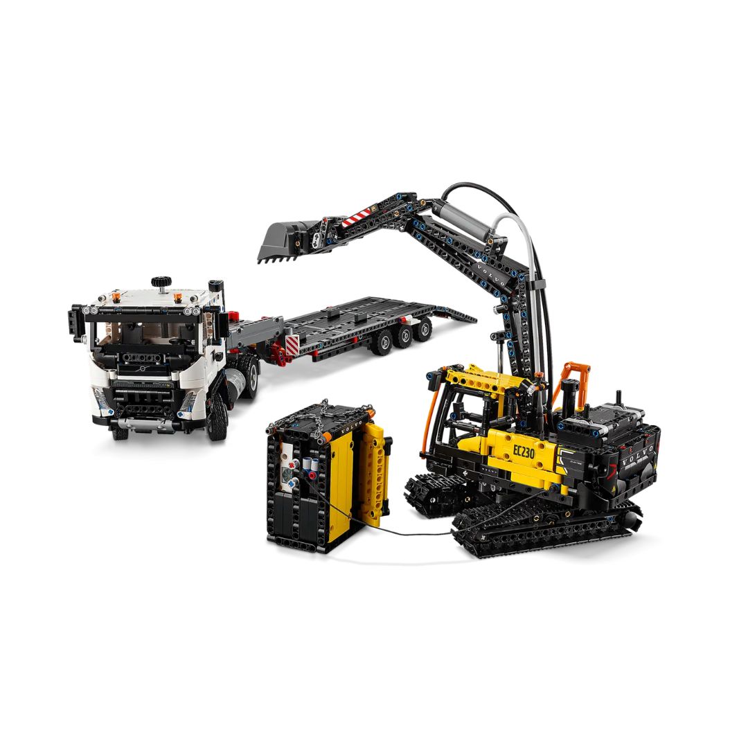 42175 LEGO Technic - Autocarro Volvo FMX ed Escavatore elettrico EC230